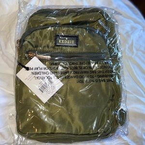 Olive Green Kedzie crossbody bag
